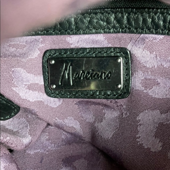 Marciano Black Leather Studs Large Hobo Bag - Picture 6 of 9